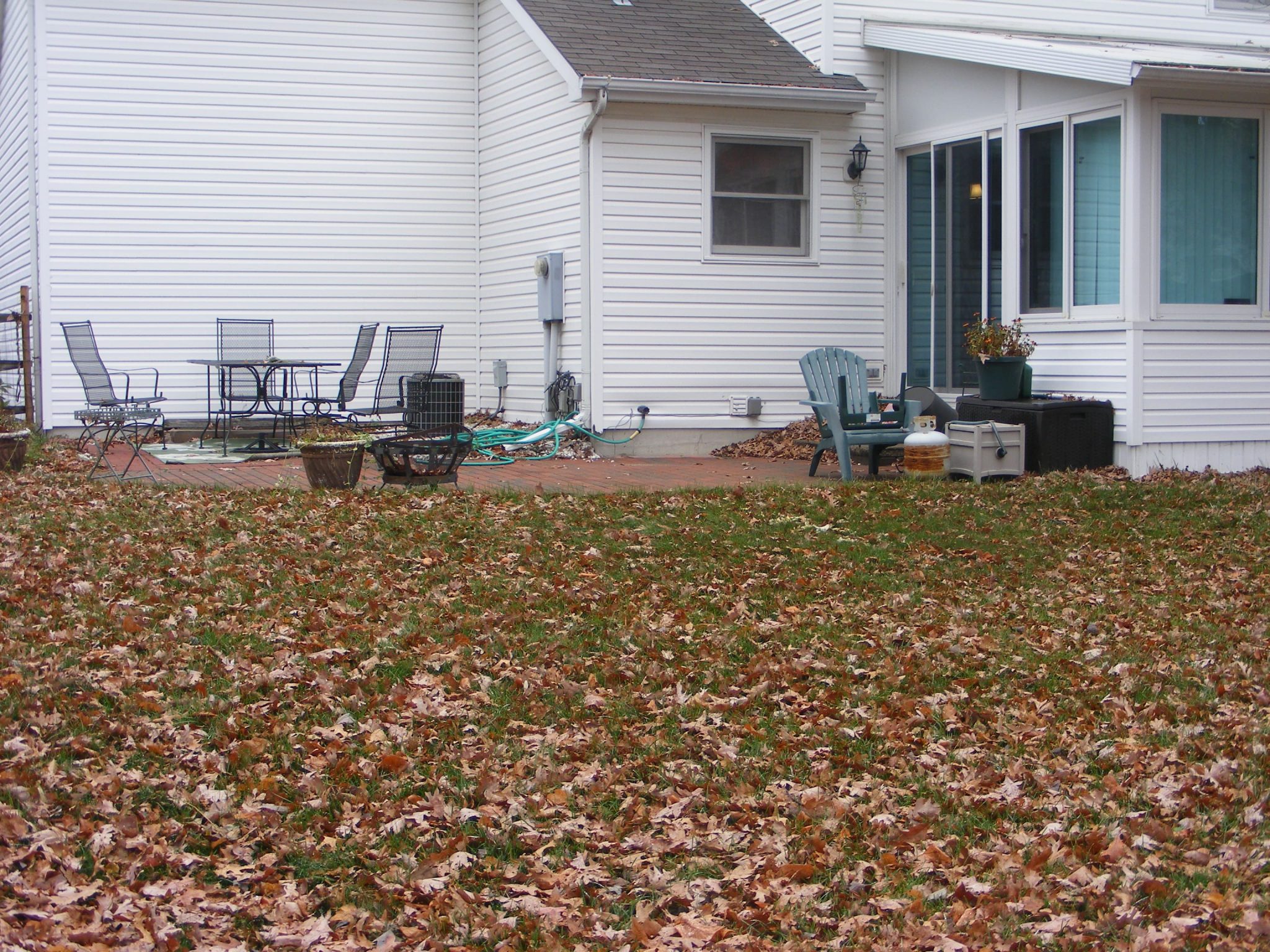 Garden cleanup near Toledo, Ohio